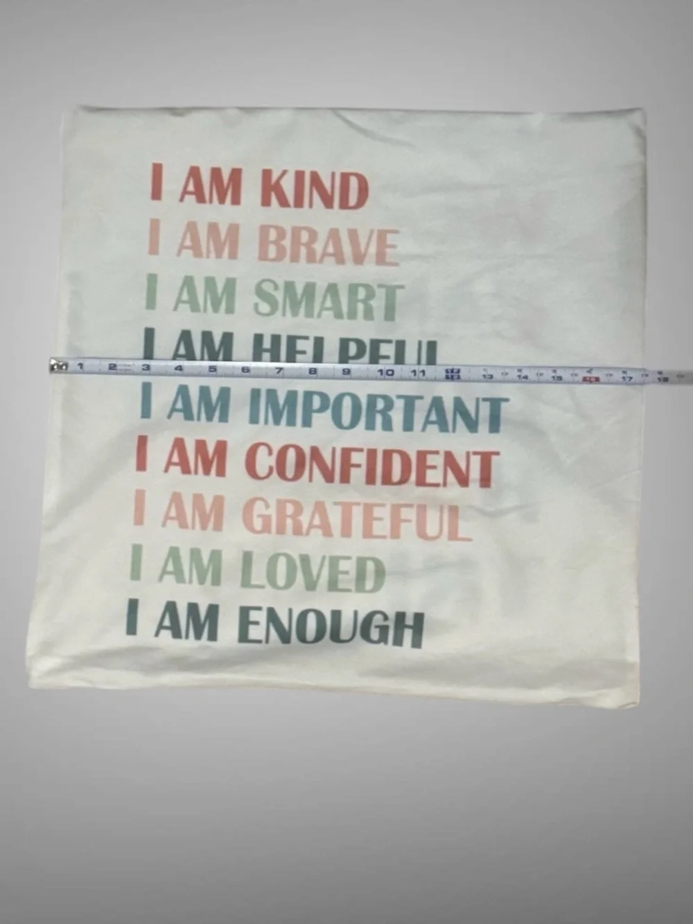 MOTIVATIONAL THROW PILLOW COVER